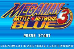 Megaman Battle Network 3 Blue FAQ Walkthrough .